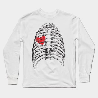 Caged Heart Long Sleeve T-Shirt